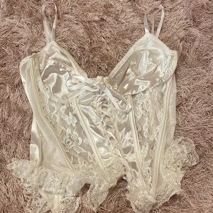 Lace corset